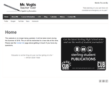 Tablet Screenshot of mrvogts.com
